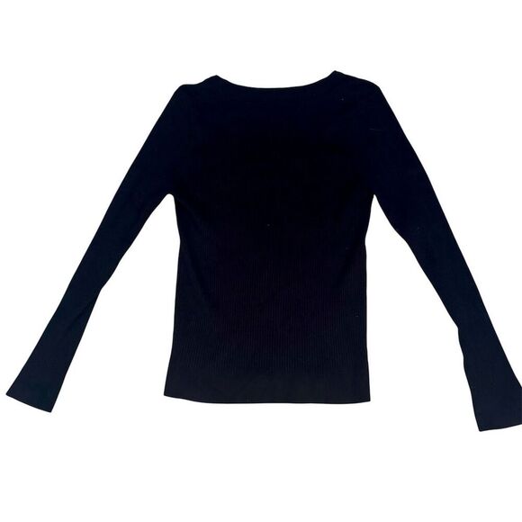 GUC 525 Women’s XL Black Long Sleeve Crew Neck Pullover Sweater - Picture 2 of 3